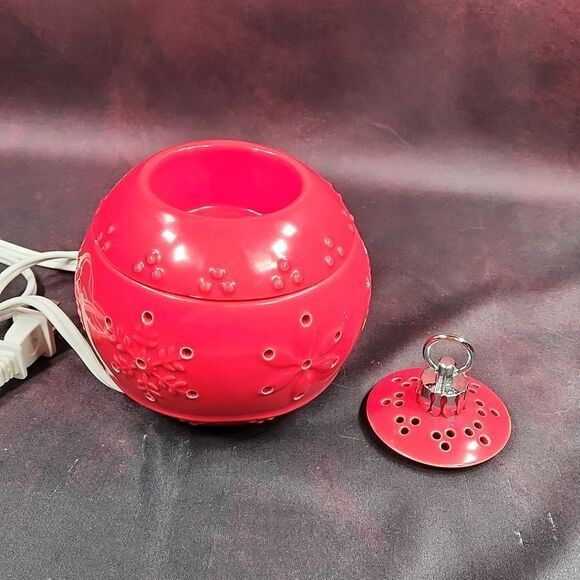 🩵PartyLite Red Christmas Traditions Ornament Fragrance Warmer - Picture 3 of 8